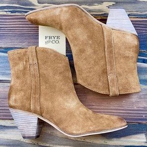 FRYE | Distressed Ankle Booties Maley Boot NIB